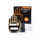 Светодиодная наклейка на стекло автомобиля Рука жестов оптом